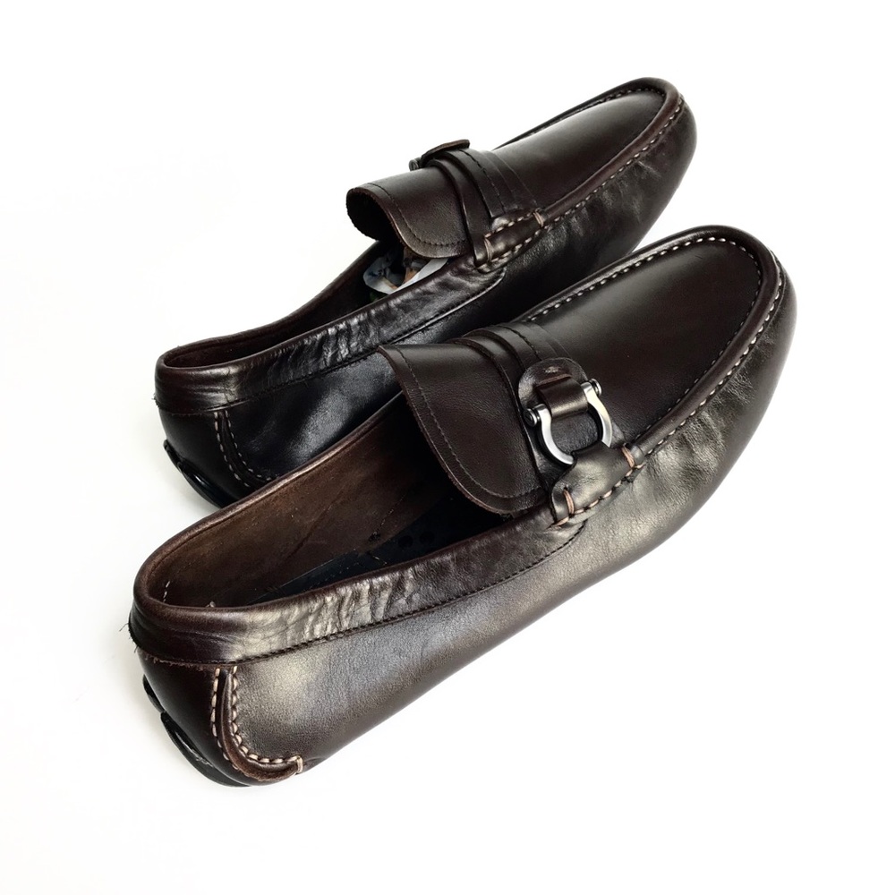 Salvatore Ferragamo slip on loafers size 7.D